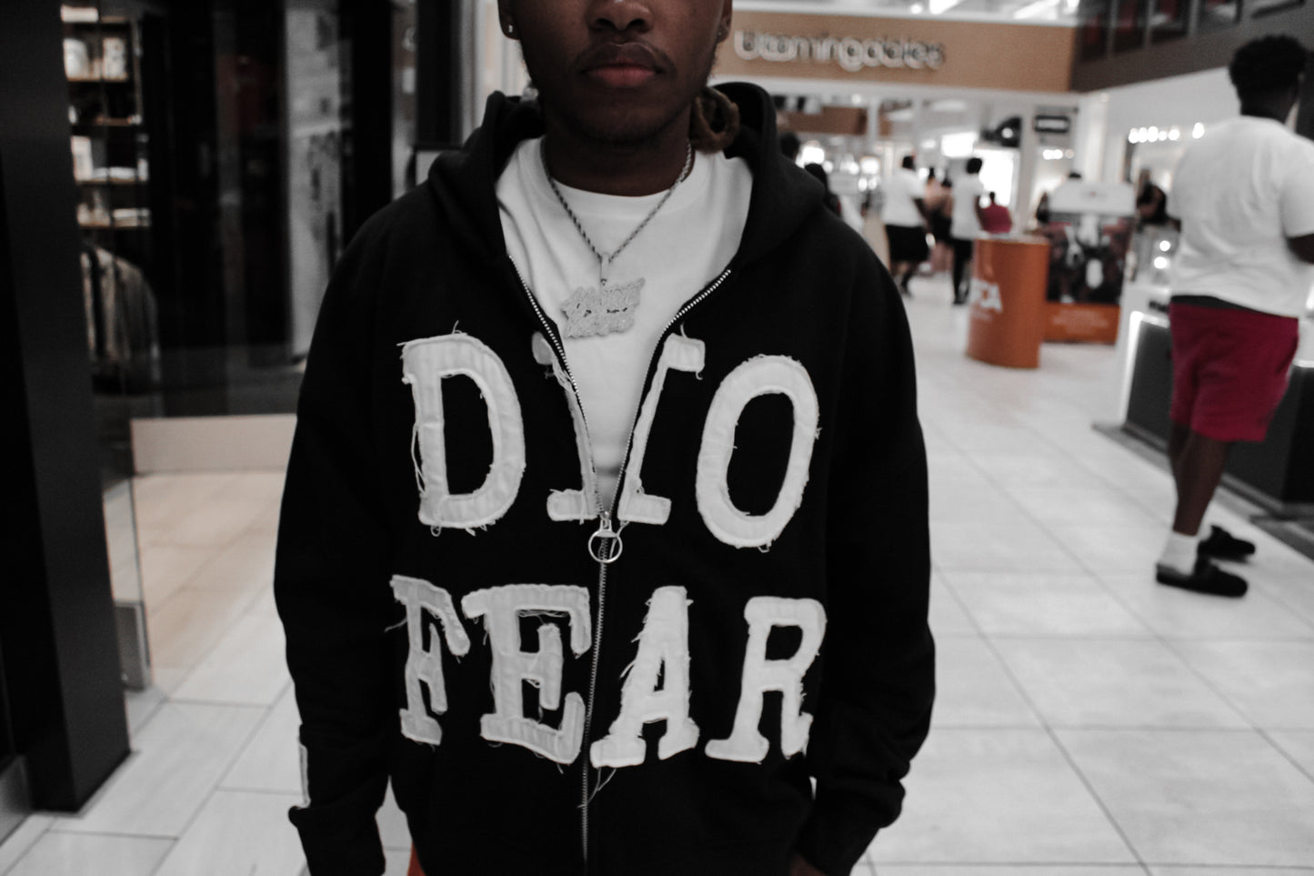 DioFear “only fearing one” Lightweight Oversized Hoodie