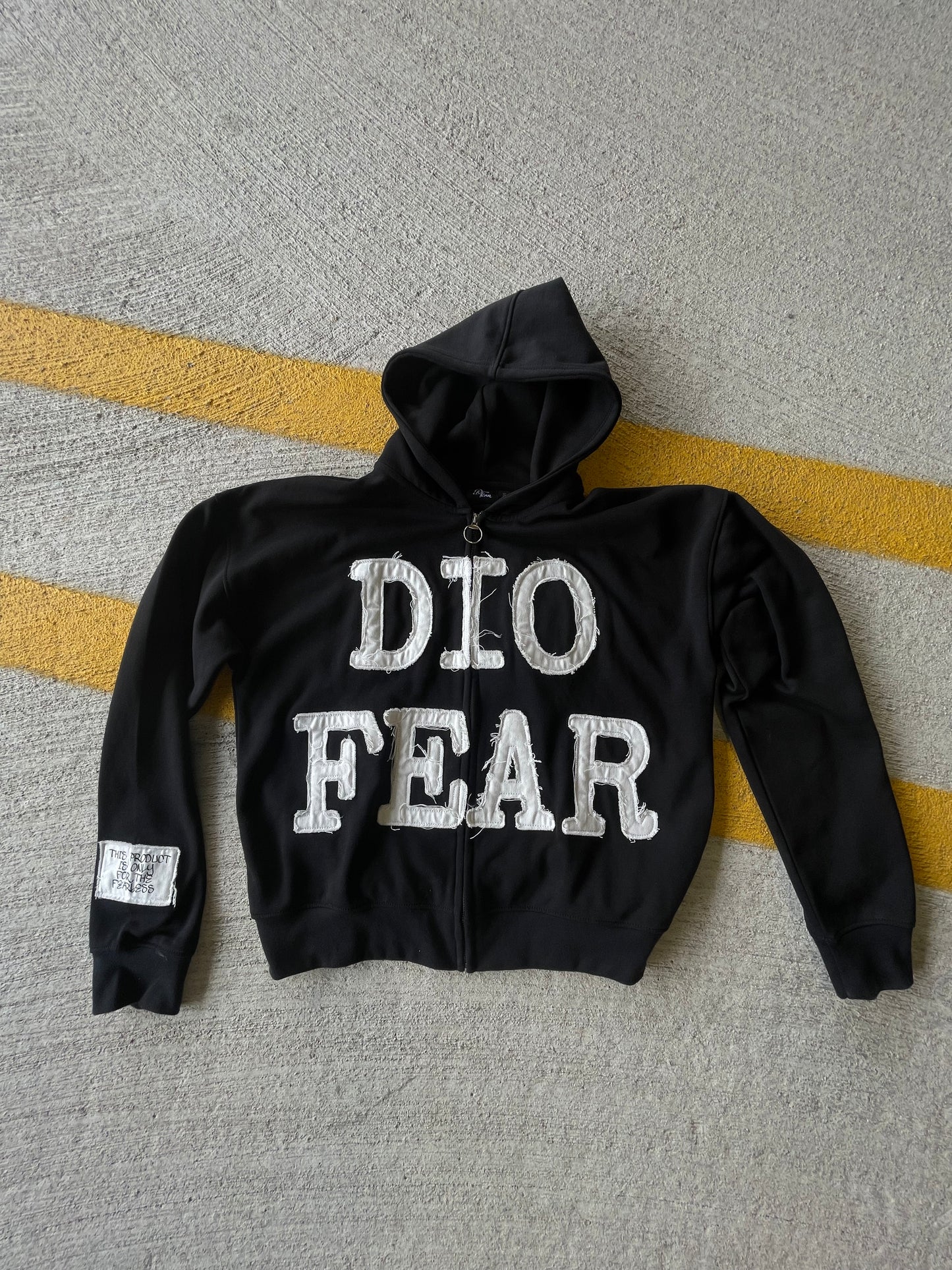 DioFear “only fearing one” Lightweight Oversized Hoodie