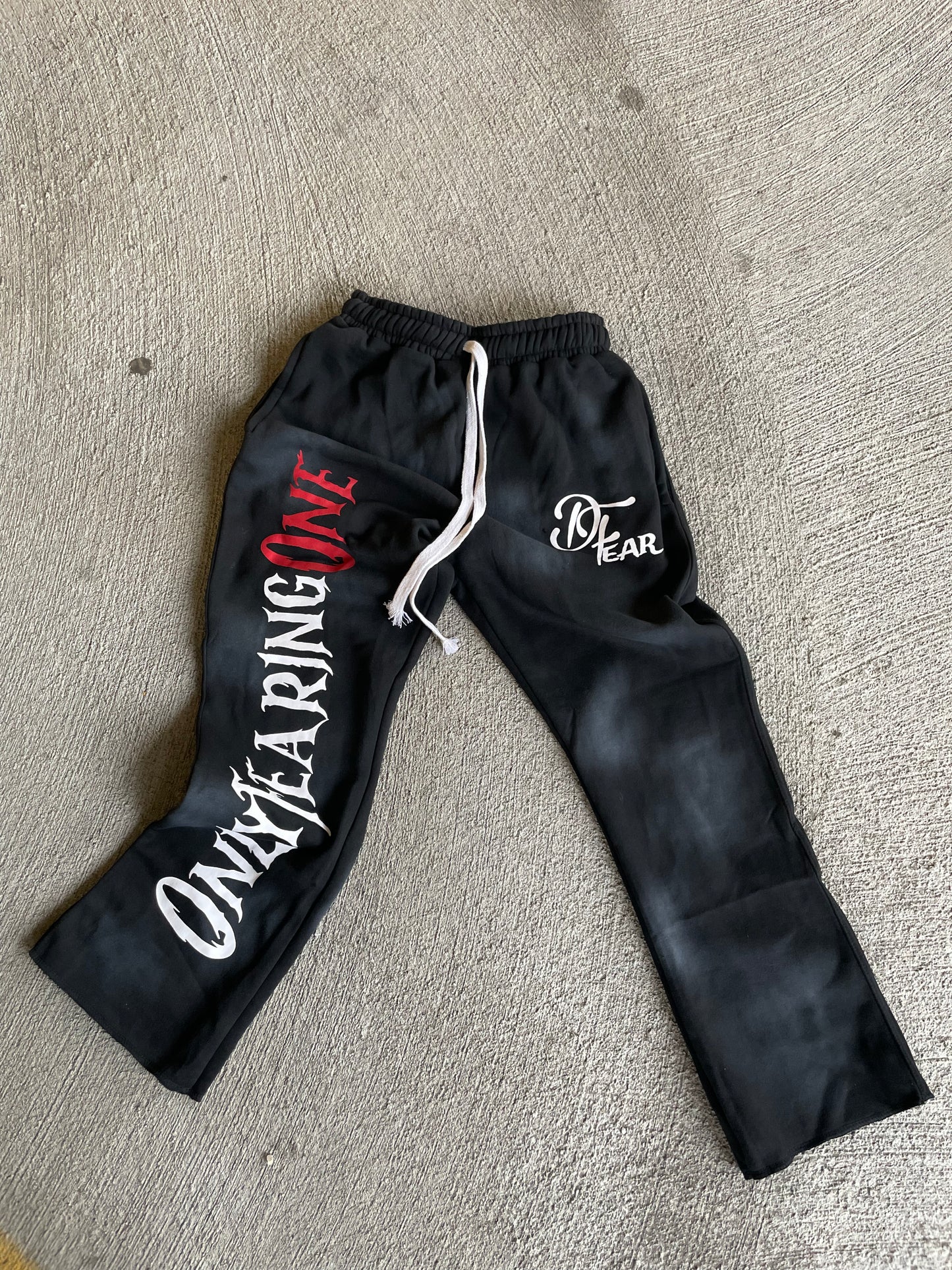 DioFear Acid Wash “Starred Sweatpants ”